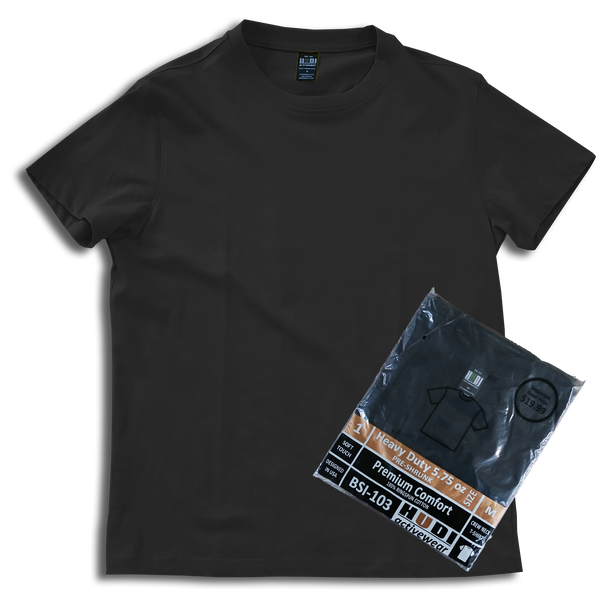 H1003 Premium 100% Ring-Spun Heavy Weight Cotton  200GSM Unisex T-Shirt.