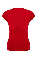 H3001 Womens High Quality 95% Cotton 5% Elastane Cotton Fitted T-Shirt - APPAREL WHOLESALE DEPOT T-Shirt HUDI