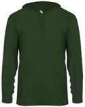 H9004 : Solid Front Jersey Hoodie with Hidden Zippered Pockets - APPAREL WHOLESALE DEPOT Hoodie HUDI