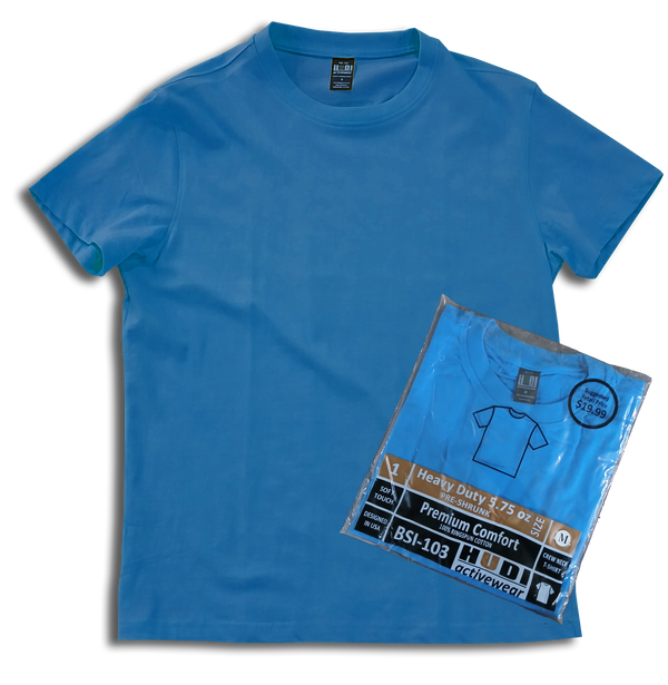 H1003 Premium 100% Ring-Spun Heavy Weight Cotton  200GSM Unisex T-Shirt.