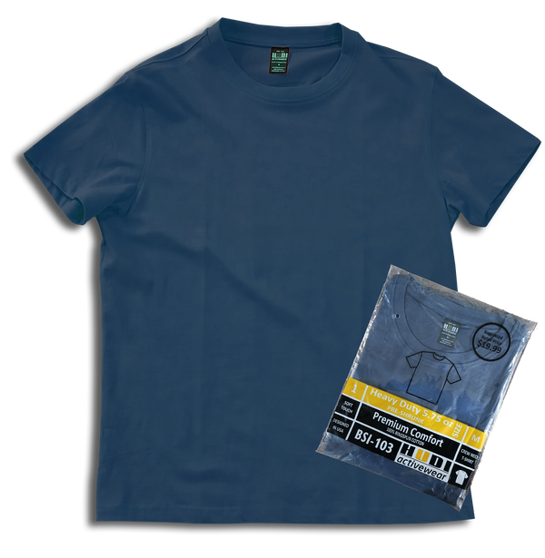 H1003 Premium 100% Ring-Spun Heavy Weight Cotton  200GSM Unisex T-Shirt.
