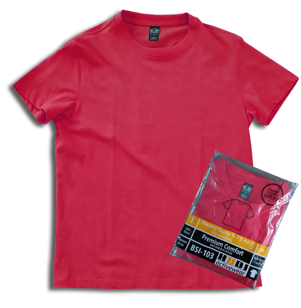 H1003 Premium 100% Ring-Spun Heavy Weight Cotton  200GSM Unisex T-Shirt.