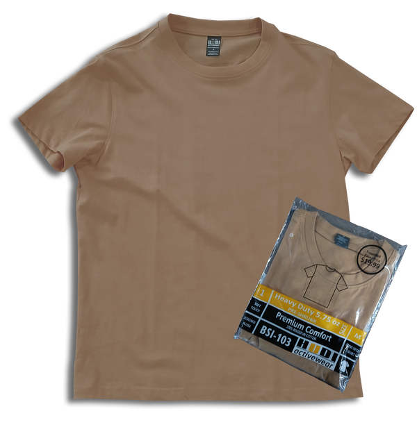 H1003 Premium 100% Ring-Spun Heavy Weight Cotton  200GSM Unisex T-Shirt.
