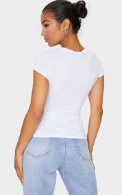 H3001 Womens High Quality 95% Cotton 5% Elastane Cotton Fitted T-Shirt - APPAREL WHOLESALE DEPOT T-Shirt HUDI