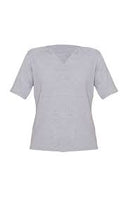 H3002 Womens V-Neck 95% Cotton 5% Elastane Cotton Fitted T-Shirt - APPAREL WHOLESALE DEPOT T-Shirt HUDI