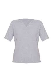 H3002 Womens V-Neck 95% Cotton 5% Elastane Cotton Fitted T-Shirt - APPAREL WHOLESALE DEPOT T-Shirt HUDI