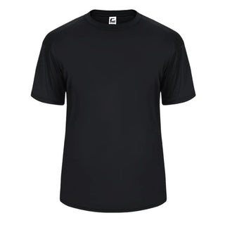 Buy black H4003  100% Polyester Performance Youth T Shirt