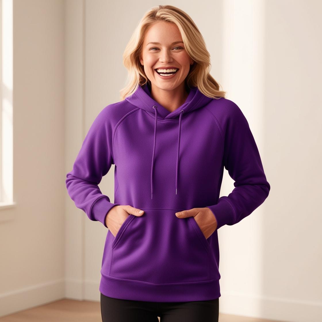 Cotton polyester blend hoodie shop