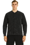 H6005 HUDI RusticStyles – Premium Vintage Wash Varsity Jacket