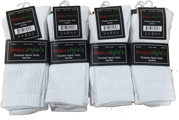 BSI 806 Basicstyle's Premium Crew Sports Socks