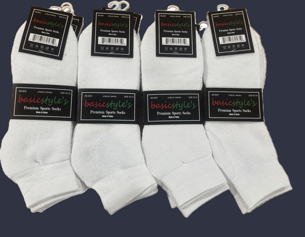 BSI 805 Basicstyle's Premium Ankle Sports Socks