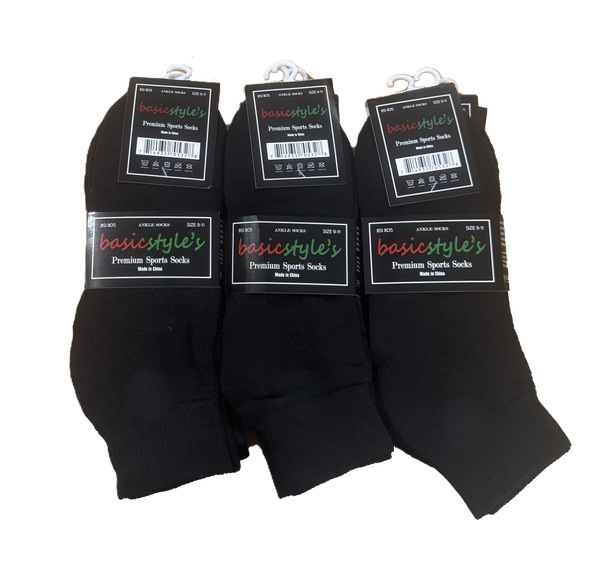 BSI 805 Basicstyle's Premium Ankle Sports Socks