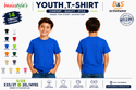 H4001 Youth 100% Ringspun Cotton T-Shirt