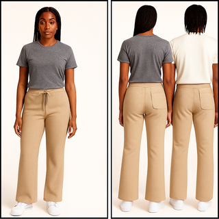 Buy tan H5006 – HUDI Supreme Extreme Heavy 15oz Adult Flare Cut Sweatpant