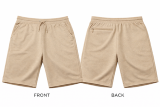 Buy tan H9008 Terry Fleece Short 200 GSM