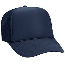 Buy navy Premium Foam Trucker Hat