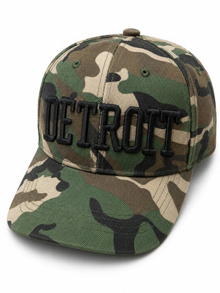 Buy camo Detroit &amp;amp; Michigan Logo Hats