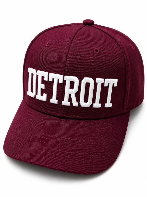 Detroit &amp; Michigan Logo Hats