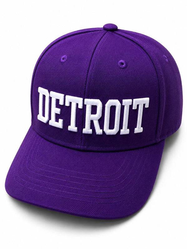 Detroit &amp; Michigan Logo Hats