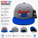 Detroit &amp; Michigan Logo Hats