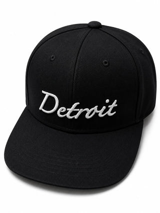 Buy black Detroit &amp;amp; Michigan Logo Hats