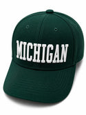 Detroit &amp; Michigan Logo Hats
