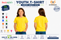 H4001 Youth 100% Ringspun Cotton T-Shirt