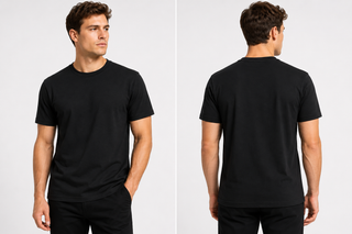 Buy black HUDI SUPREME™ H1000  100% Virgin U.S. Combed Cotton | 7 oz Heavyweight Premium T-Shirt