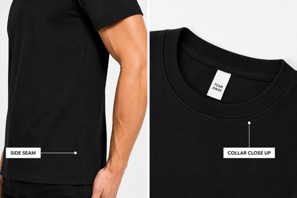 HUDI SUPREME™ H1000  100% Virgin U.S. Combed Cotton | 7 oz Heavyweight Premium T-Shirt
