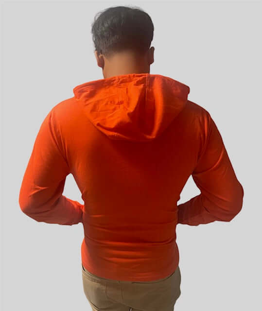 H9004 : Solid Front Jersey Hoodie with Hidden Zippered Pockets - APPAREL WHOLESALE DEPOT Hoodie HUDI