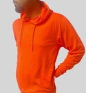 H9004 : Solid Front Jersey Hoodie with Hidden Zippered Pockets - APPAREL WHOLESALE DEPOT Hoodie HUDI