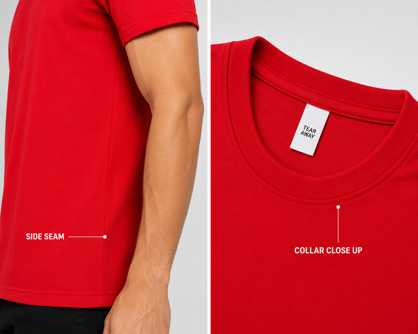 HUDI SUPREME™ H1000  100% Virgin U.S. Combed Cotton | 7 oz Heavyweight Premium T-Shirt