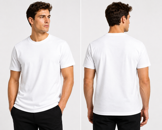 Buy white HUDI SUPREME™ H1000  100% Virgin U.S. Combed Cotton | 7 oz Heavyweight Premium T-Shirt