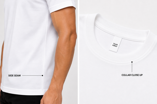 HUDI SUPREME™ H1000  100% Virgin U.S. Combed Cotton | 7 oz Heavyweight Premium T-Shirt