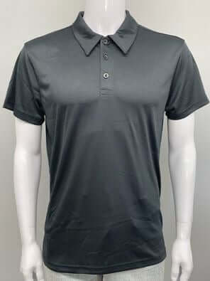 H7002 Button Down Golf Polo 100% Polyester Shirt