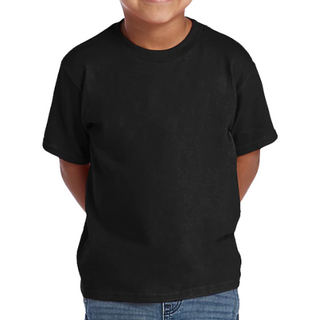 Buy black H4002 Blended T-Shirt 60 Cotton 40 Polyester Unisex