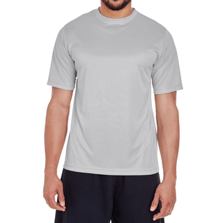 Buy grey H1005 Premium Performance Quality 100% Polyester Unisex T-Shirt