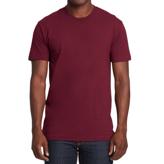 Buy burgundy H1009 Blended T-Shirt 60% Cotton 40% Polyester Unisex
