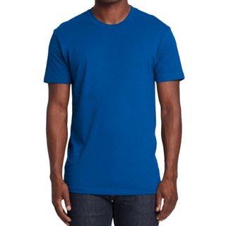 Buy royal-blue H1009 Blended T-Shirt 60% Cotton 40% Polyester Unisex